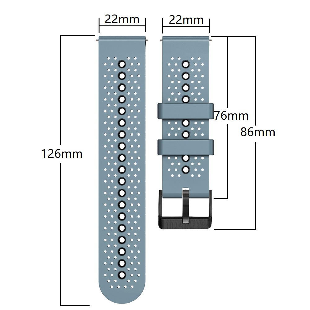 22mm Silicone Band For COROS P - Silicone Watch Band 22Mm avis et prix