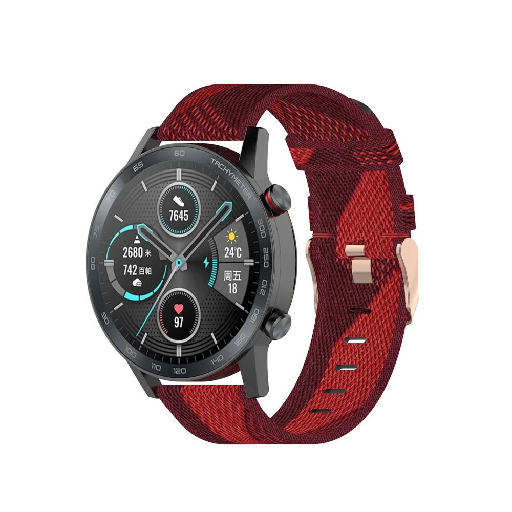 AKBNSTED 22MM Camouflage Nylon - Canvas Strap Watch avis et prix