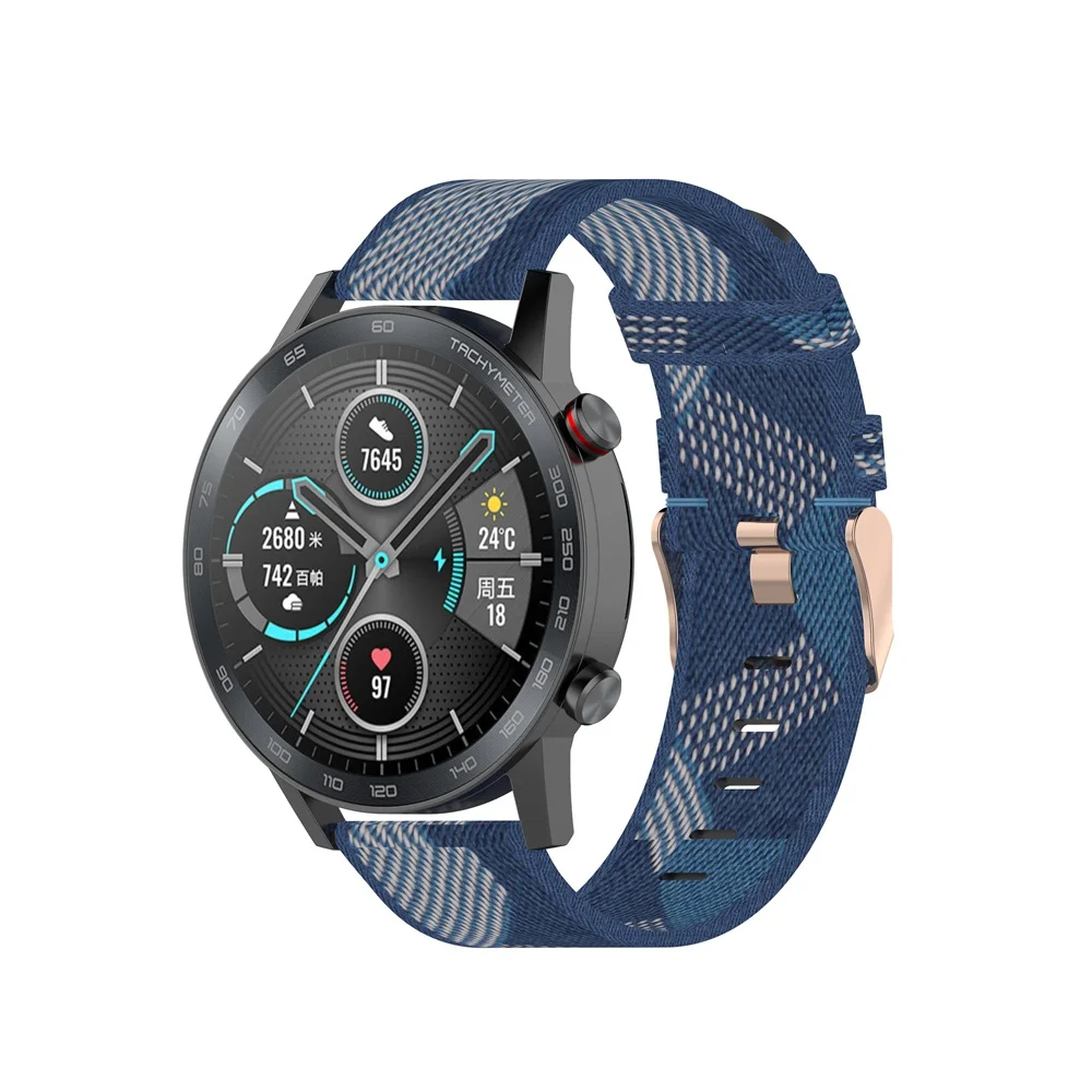 AKBNSTED 22MM Camouflage Nylon - Canvas Strap Watch avis et prix