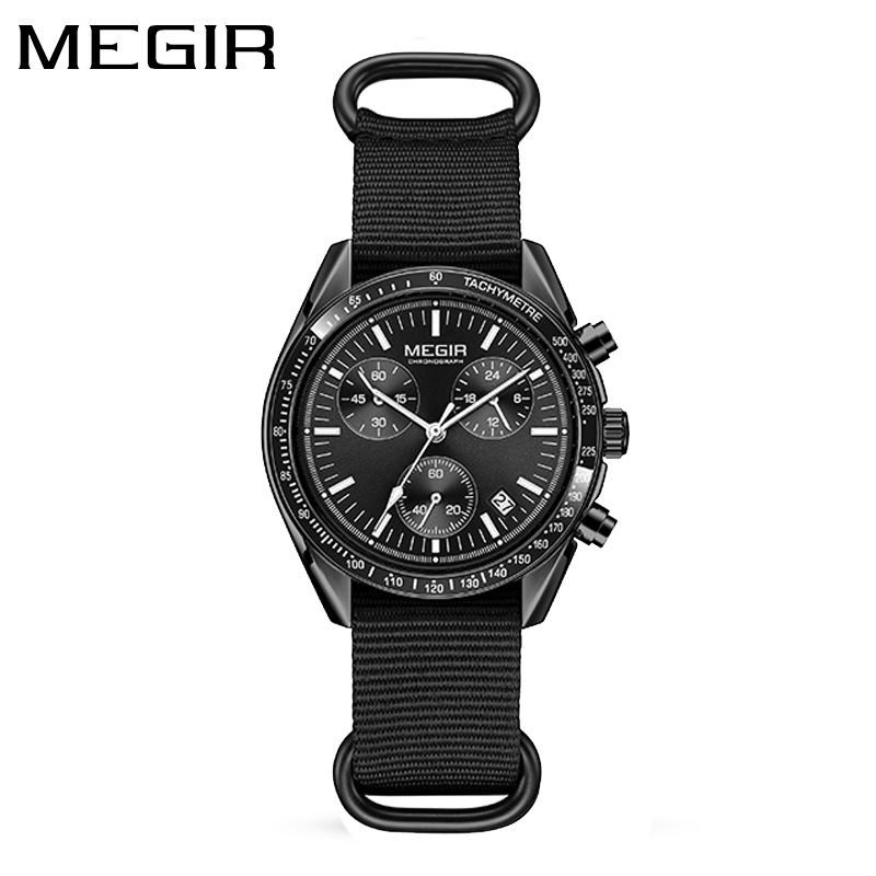 MEGIR 2247 New Luxury Men's Wa - Canvas Strap Watch avis et prix