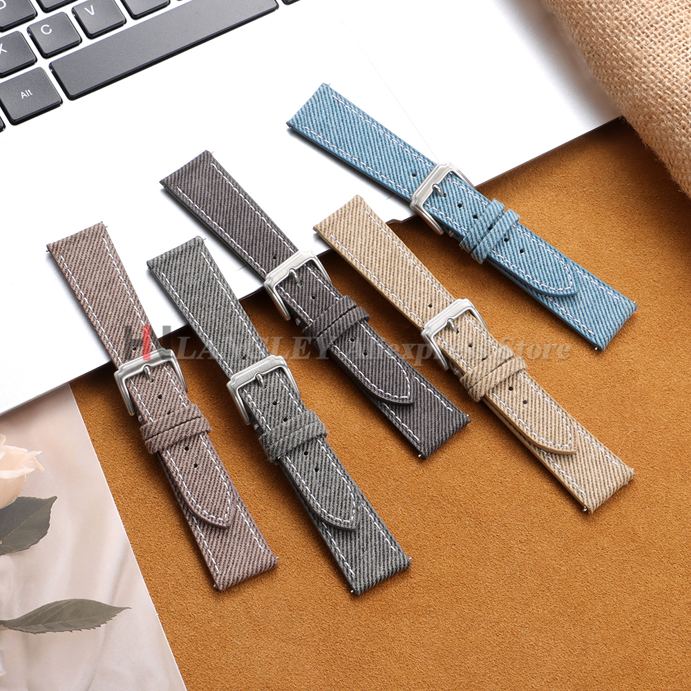 Denim Nylon Watch Strap Canvas - Canvas Strap Watch avis et prix