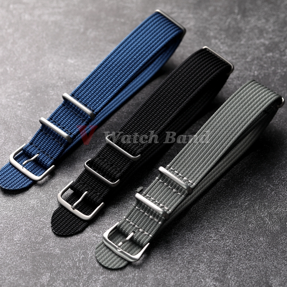 New Ribbed Nylon Watchband Nyl - Nato Strap Nylon avis et prix