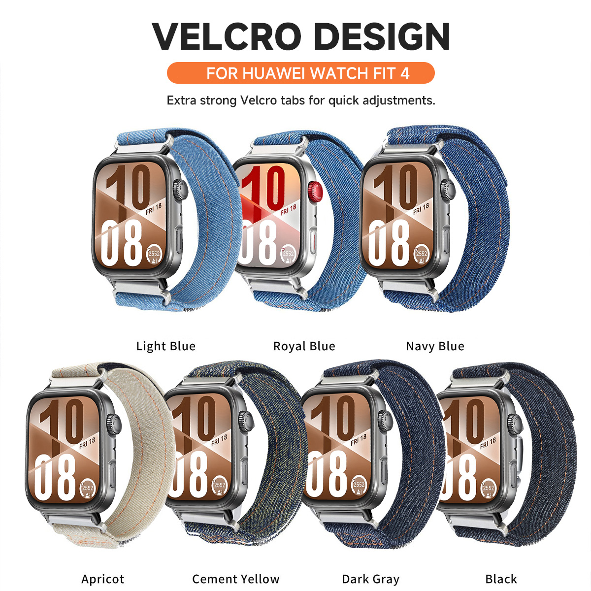 Nylon Watchband for Huawei Wat - Sport Loop Velcro avis et prix