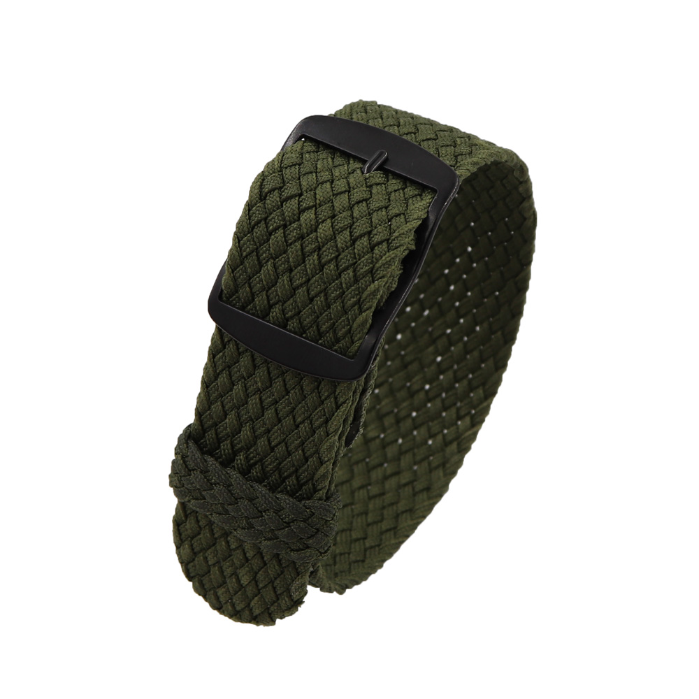 18mm 20mm 22mm Solid color For - Perlon Strap Woven avis et prix