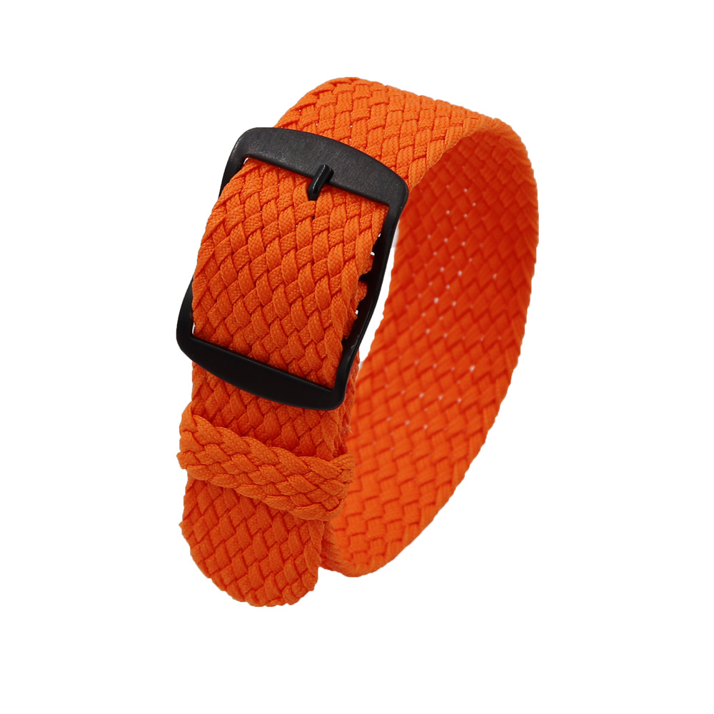 18mm 20mm 22mm Solid color For - Perlon Strap Woven avis et prix