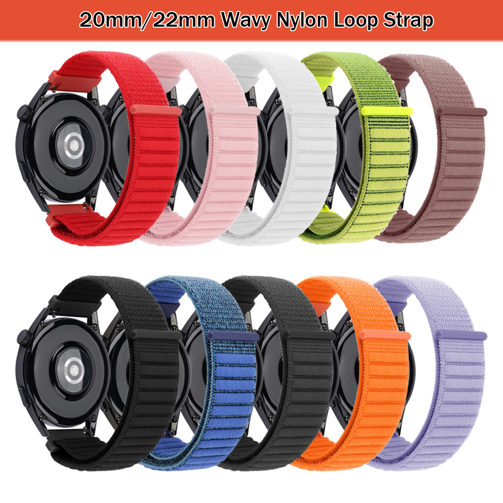 20mm 22mm Nylon Sport Strap Fo - Sport Loop Velcro avis et prix