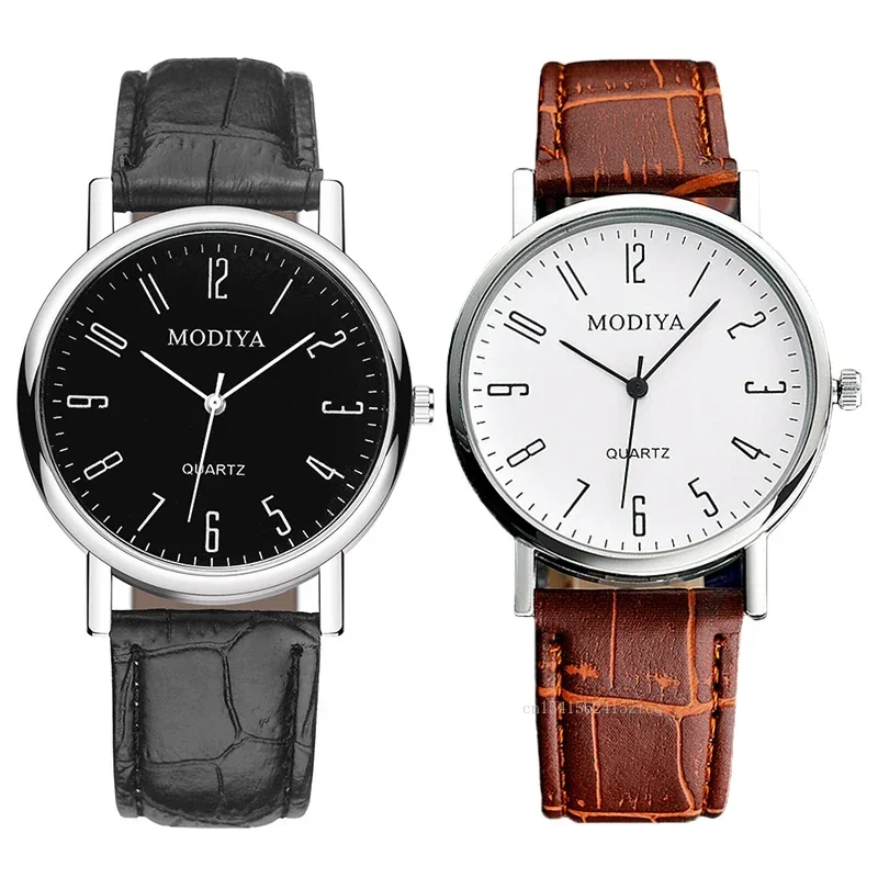 Men's Watches Business Wrist W - Leather Watch Band Men avis et prix