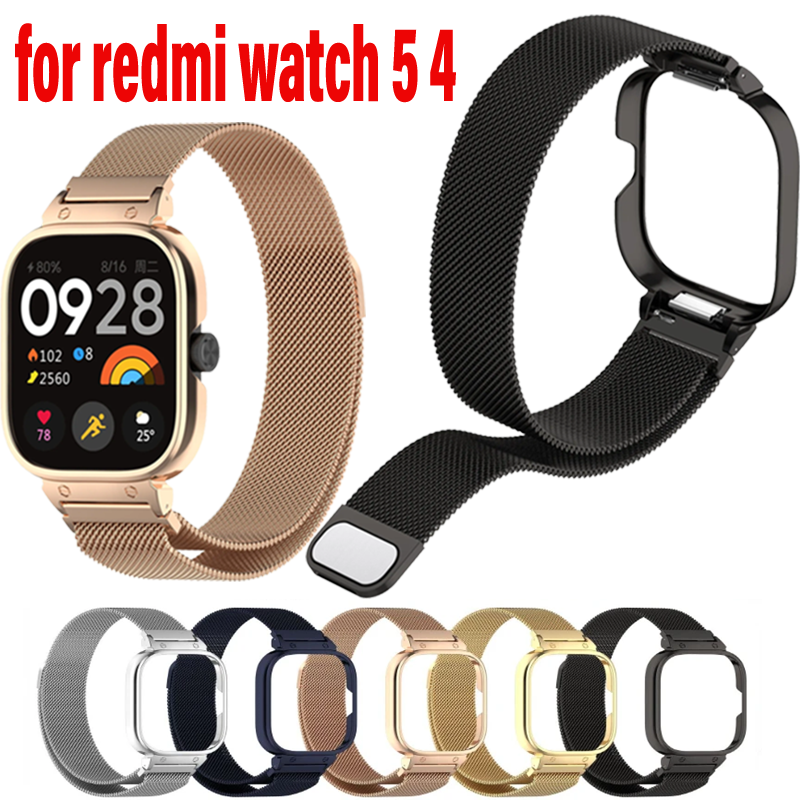Metal Case+Milanese Loop Strap - Milanese Loop Magnetic avis et prix
