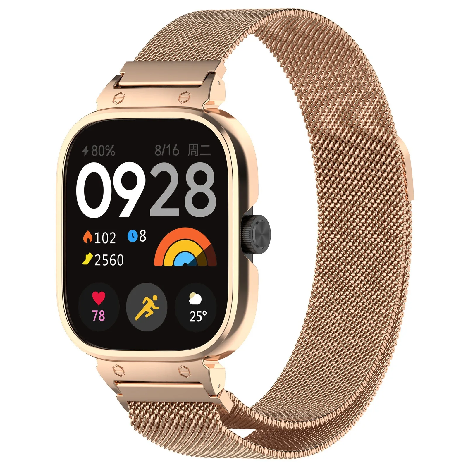 Metal Case+Milanese Loop Strap - Milanese Loop Magnetic avis et prix
