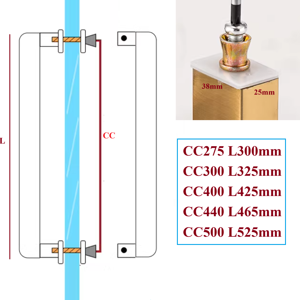1Pc Stainless Steel Entry Glas - Curved Spring Bar avis et prix