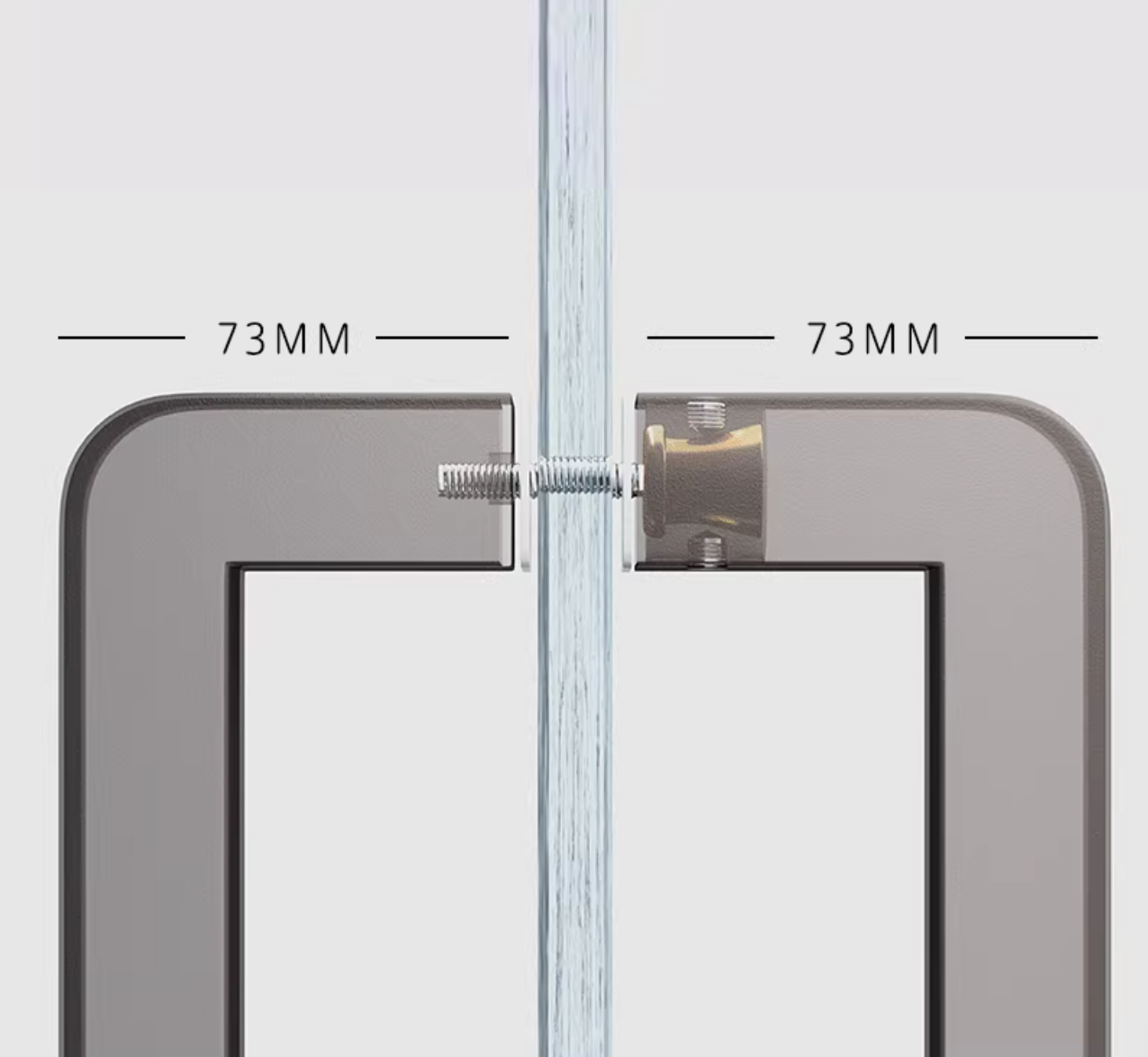 1Pc Stainless Steel Entry Glas - Curved Spring Bar avis et prix
