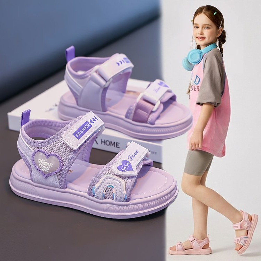 Girls' Heart-Shaped Princess S - Sport Loop Velcro avis et prix