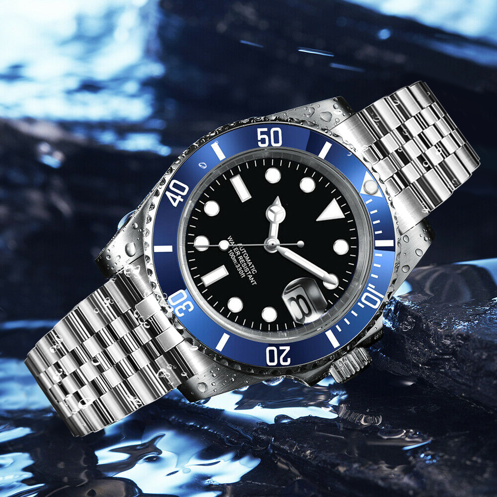 DIY Logo 40MM Dive Watch NH35  - Stainless Bracelet Diver avis et prix