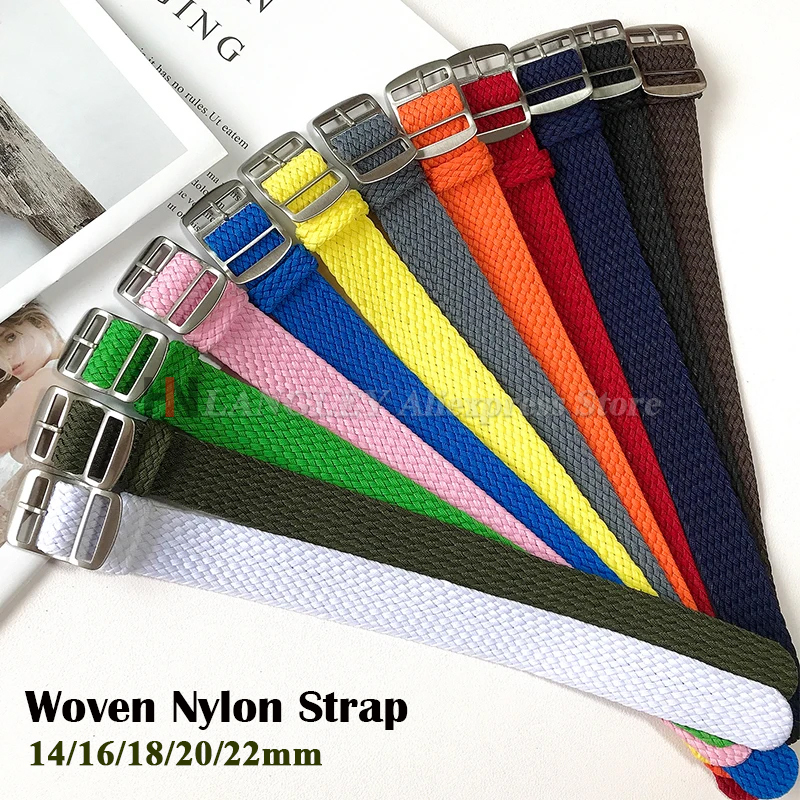 Fabric Woven Nylon Watch Band  - Perlon Strap Woven avis et prix