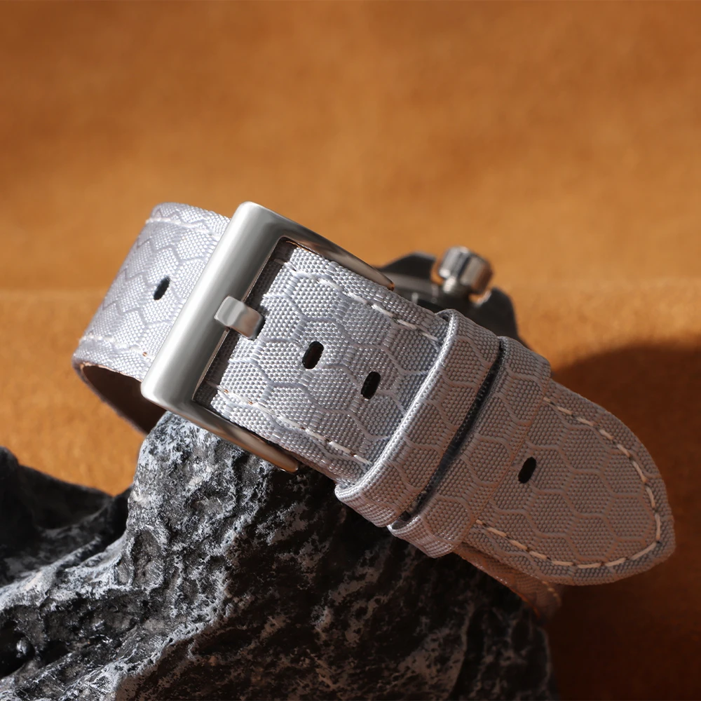 20mm 22mm Smooth Genuine Nylon - Perlon Strap Woven avis et prix