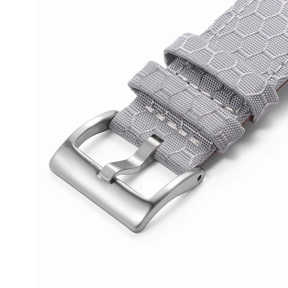 20mm 22mm Smooth Genuine Nylon - Perlon Strap Woven avis et prix