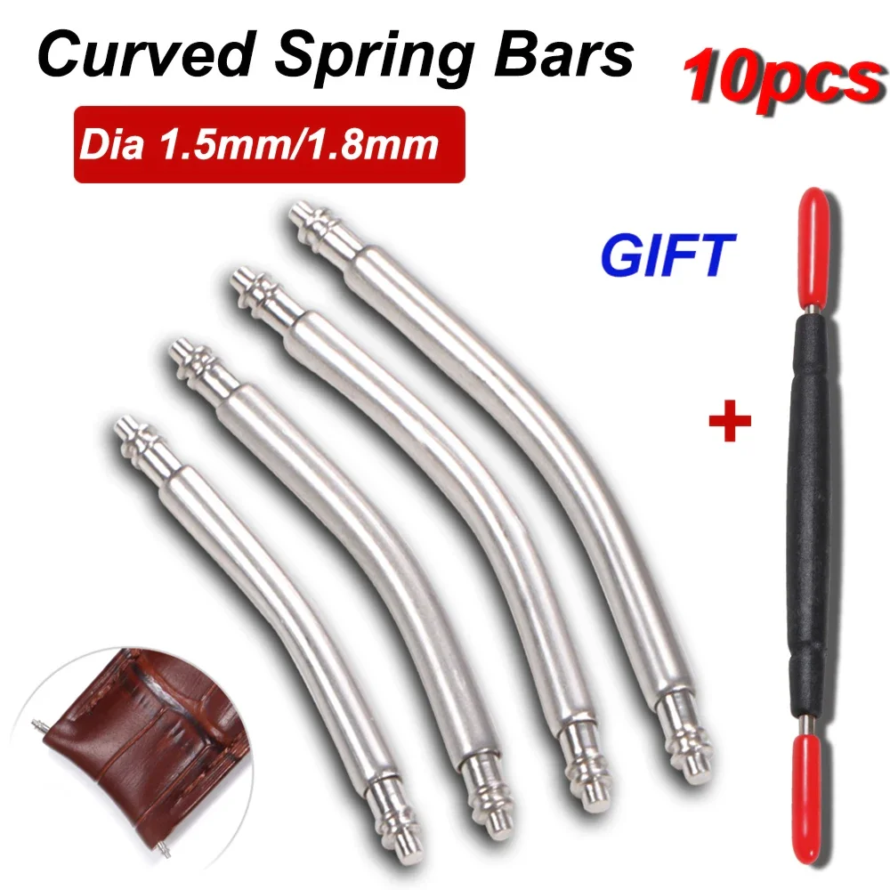 10pcs Curved End Spring Bar Di - Curved Spring Bar avis et prix