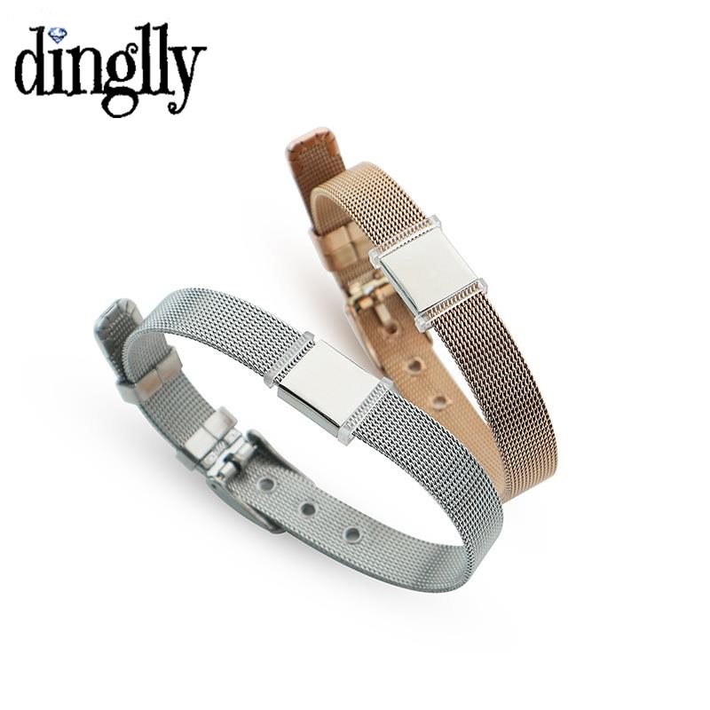 DINGLLY 10mm High Quality Stai - Mesh Strap Metal avis et prix
