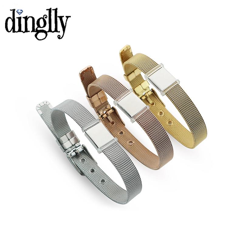 DINGLLY 10mm High Quality Stai - Mesh Strap Metal avis et prix