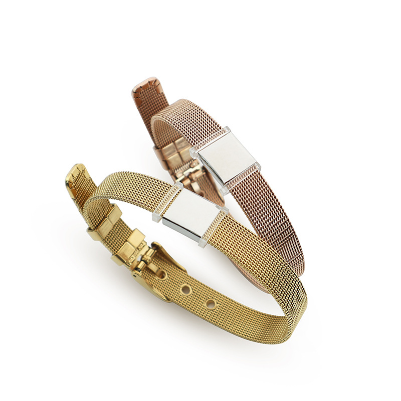 DINGLLY 10mm High Quality Stai - Mesh Strap Metal avis et prix