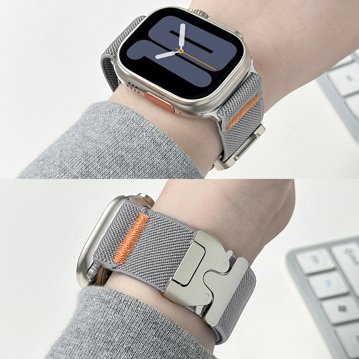 For Apple Watch Band Nylon Ela - Parachute Strap Elastic avis et prix