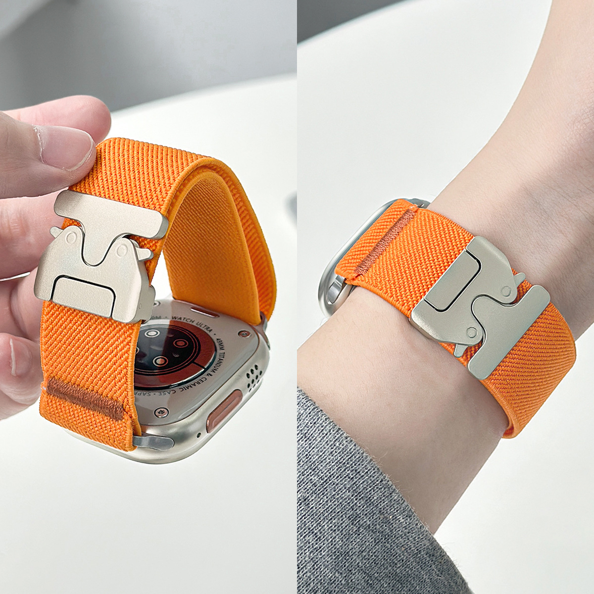For Apple Watch Band Nylon Ela - Parachute Strap Elastic avis et prix