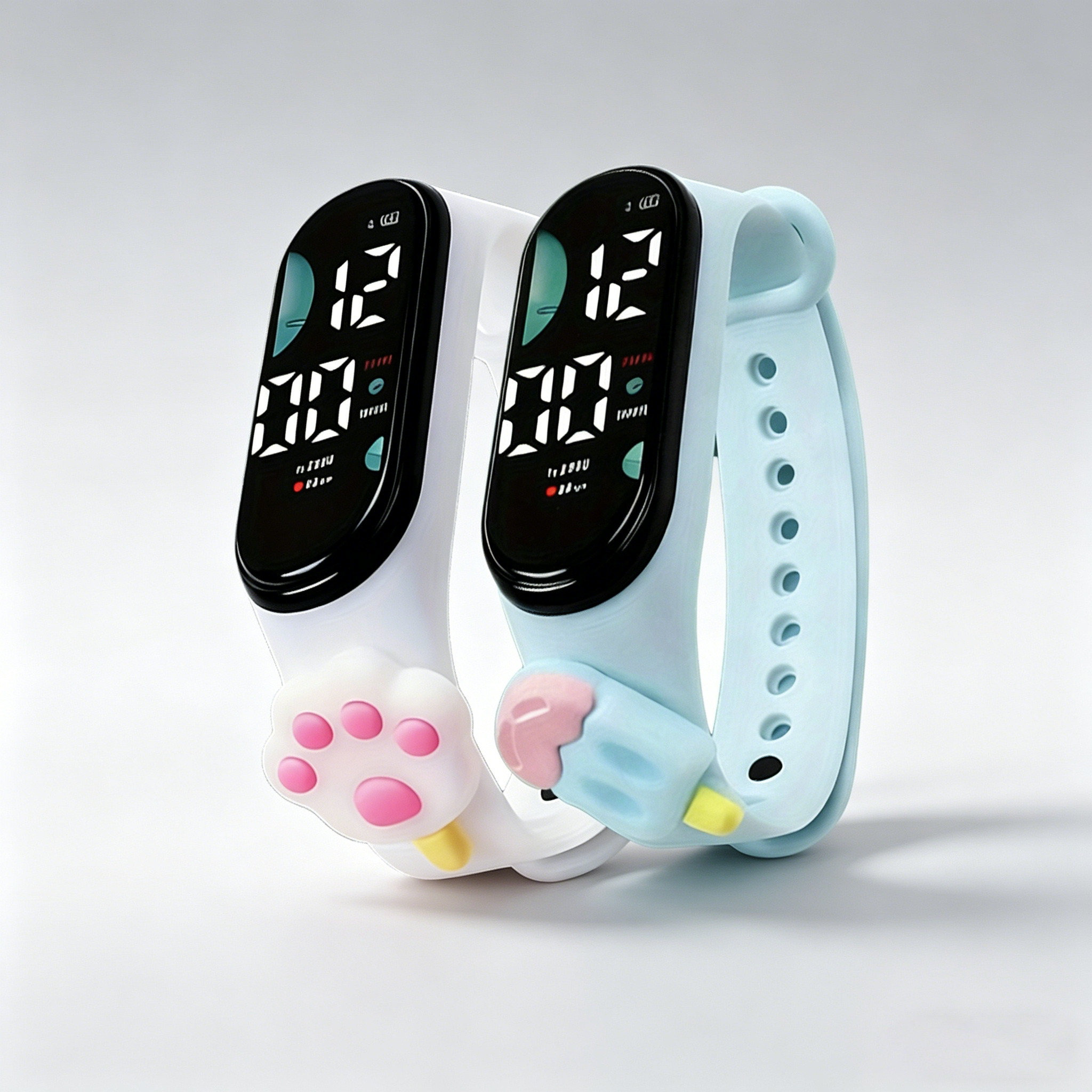 Cute 3D Cartoon Digital Watch  - Silicone Band Women avis et prix