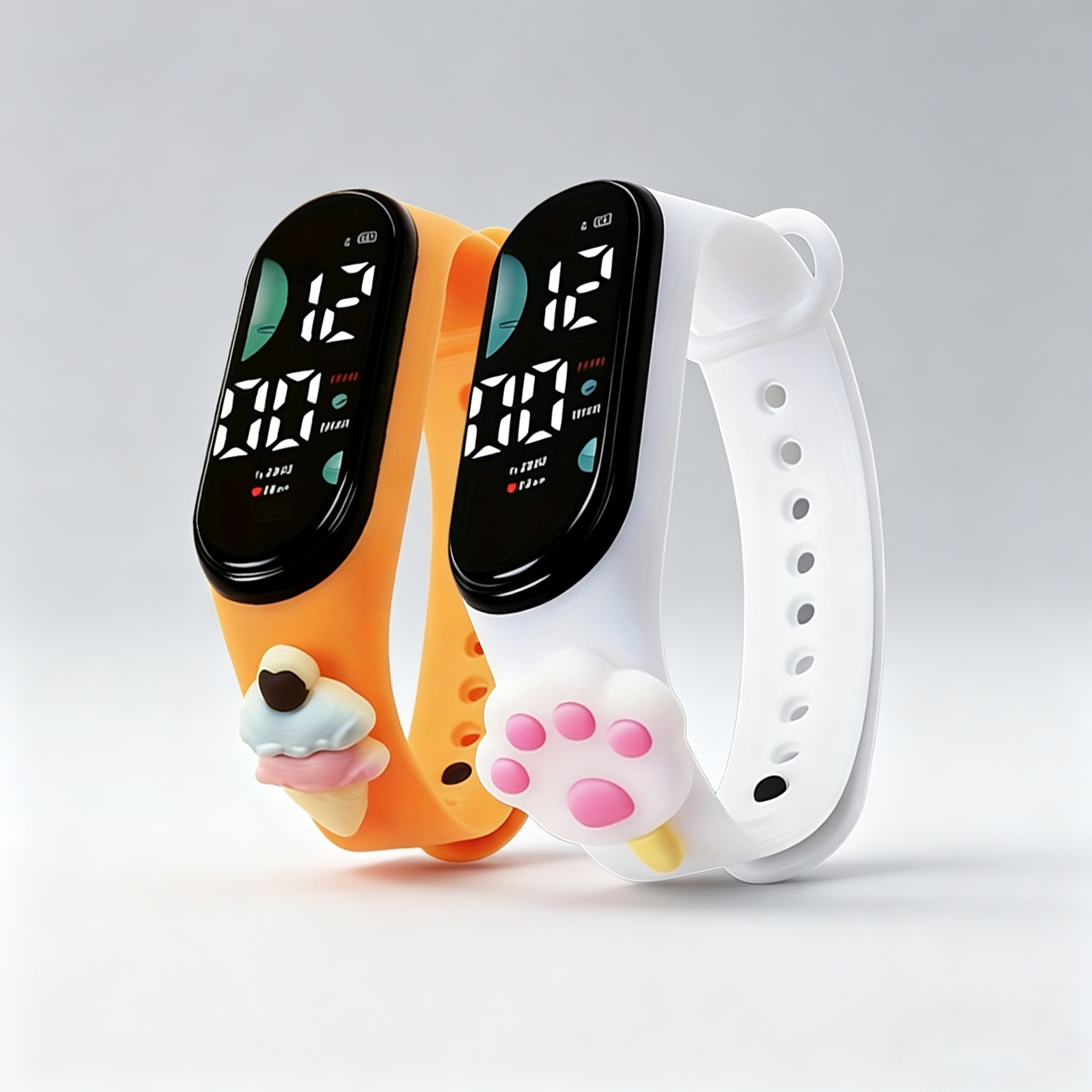Cute 3D Cartoon Digital Watch  - Silicone Band Women avis et prix