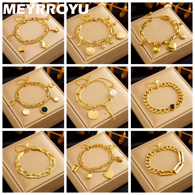 MEYRROYU 316 Stainless Steel B - Butterfly Clasp Deployant avis et prix