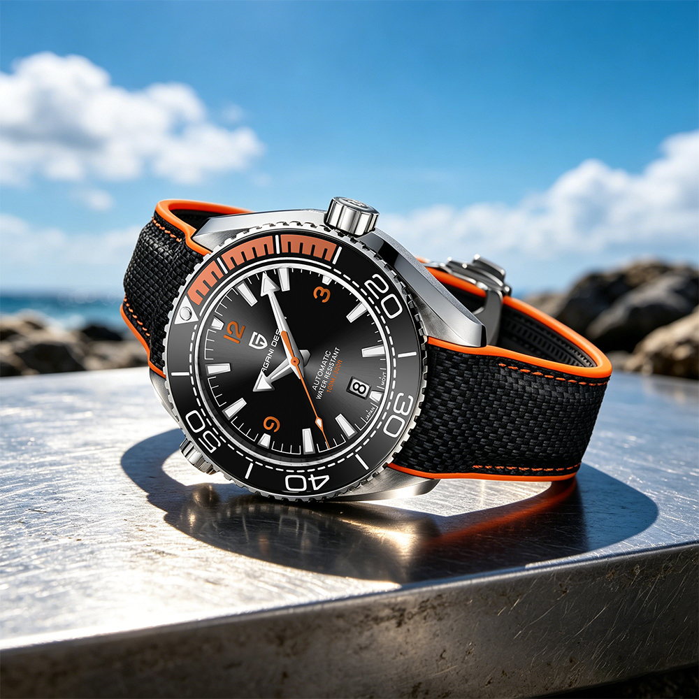 PAGANI DESIGN Diving Watch 100 - Rubber Strap Diver avis et prix