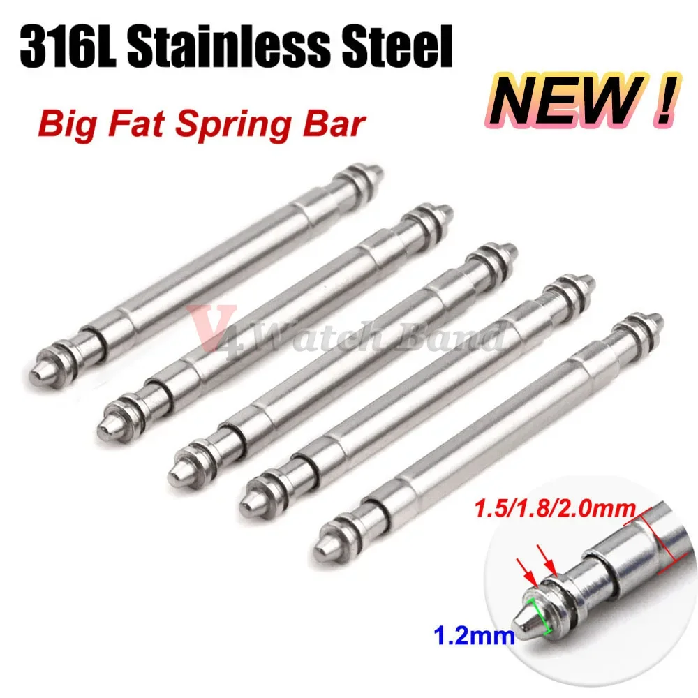 316L Stainless Steel Big Fat W - Spring Bar Tool Set avis et prix