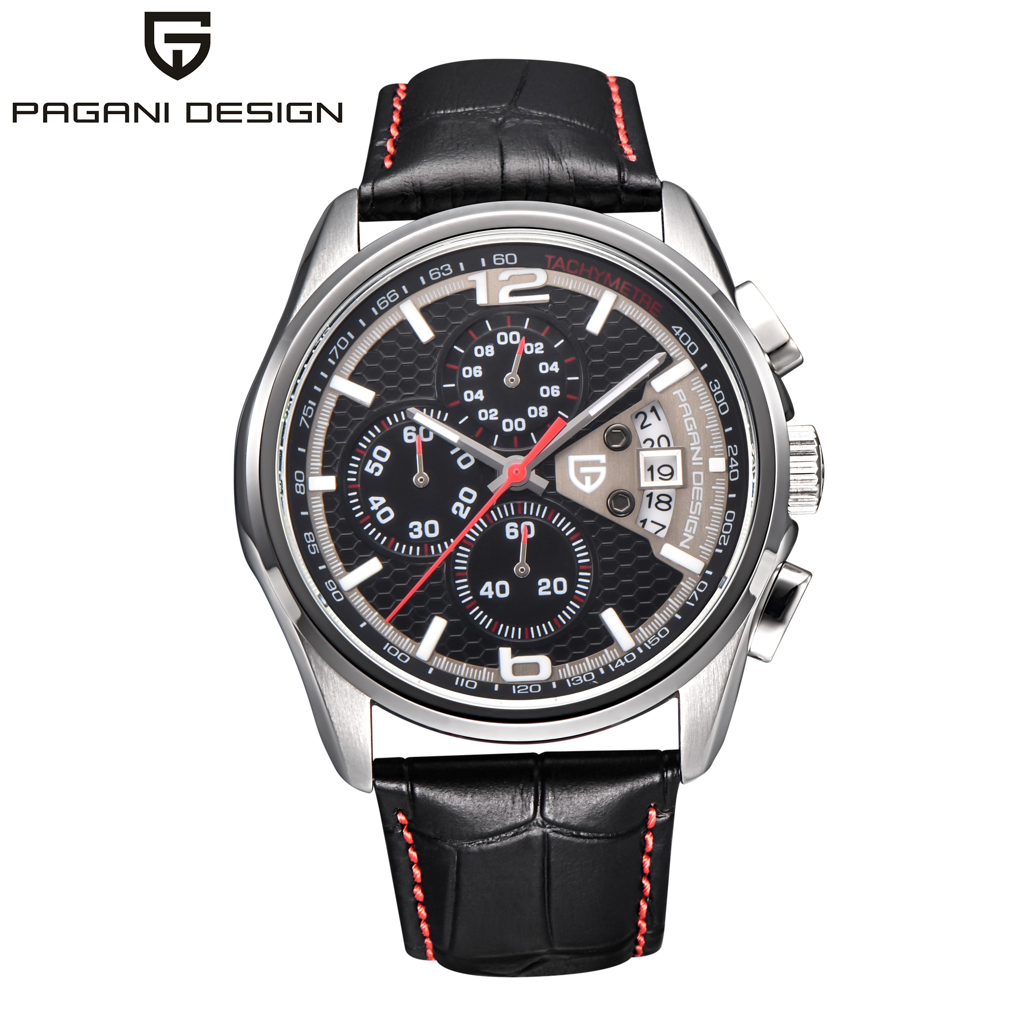 Pagani PD3306 Mens Quartz Watc - Leather Watch Band Men avis et prix