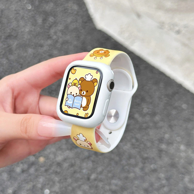 Cute Rilakkuma Print Silicone  - Silicone Band Women avis et prix