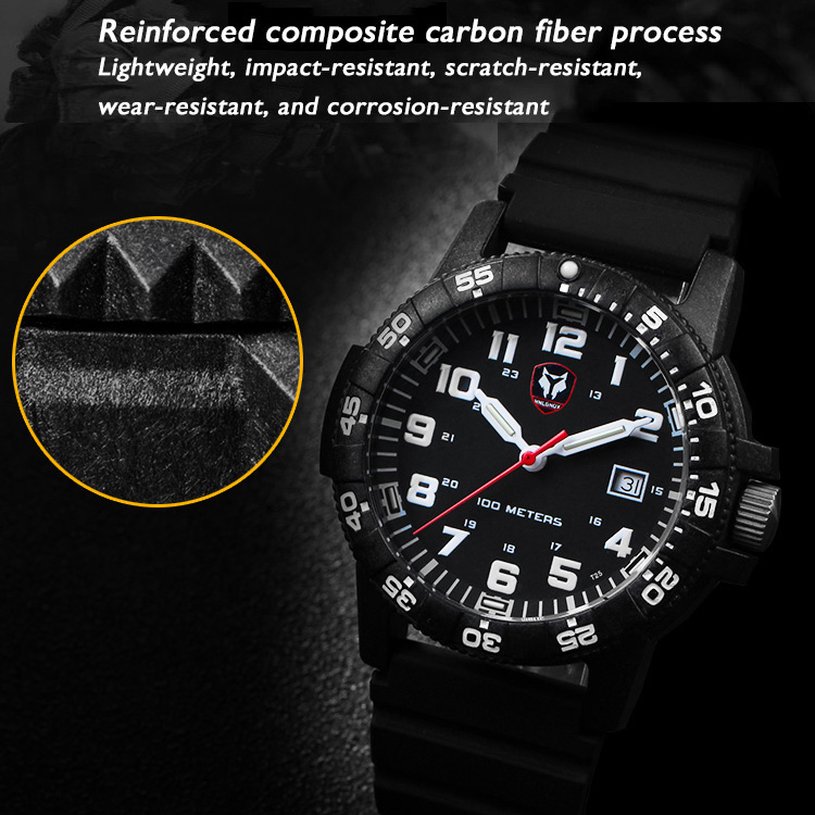 Hnlgnox Mens Pilot Watches Spo - Rubber Strap Diver avis et prix