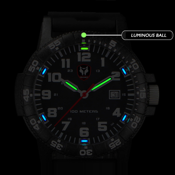 Hnlgnox Mens Pilot Watches Spo - Rubber Strap Diver avis et prix