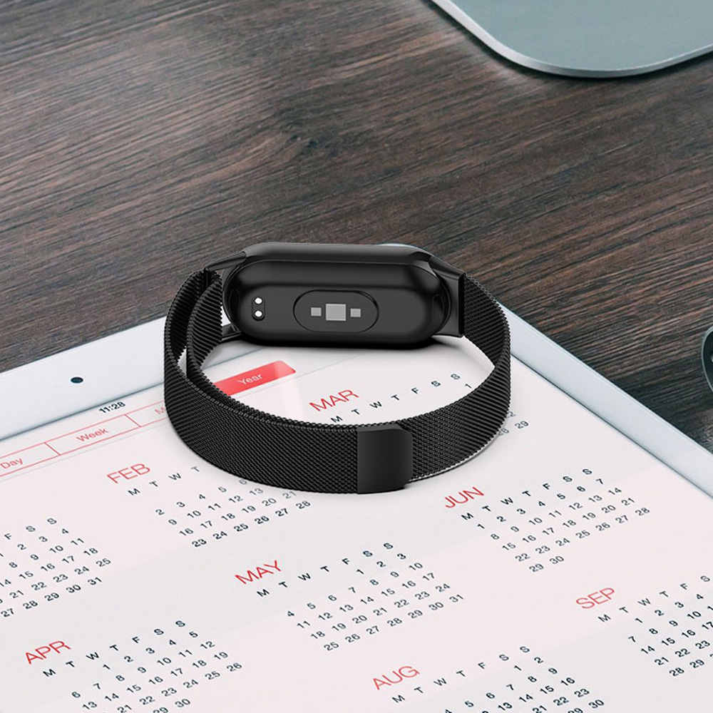 Strap For Xiaomi Mi Band 8 9 a - Milanese Loop Magnetic avis et prix