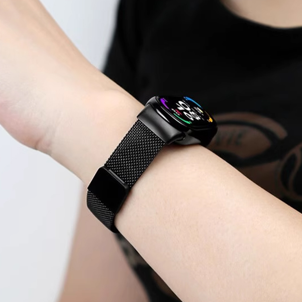 Strap For Xiaomi Mi Band 8 9 a - Milanese Loop Magnetic avis et prix