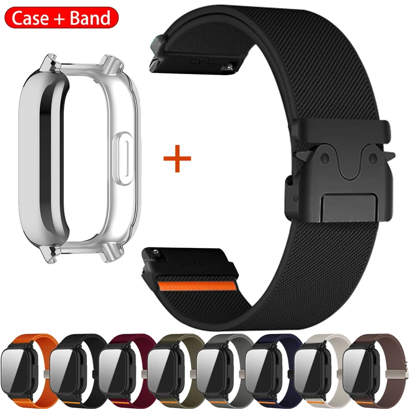 Nylon Straps+ TPU case for Red - Parachute Strap Elastic avis et prix