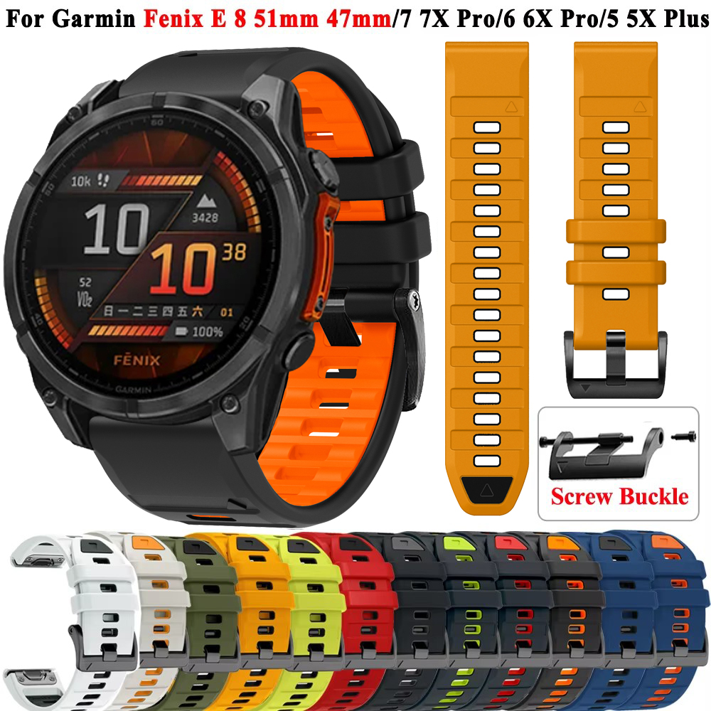 QuickFit 26mm 22mm Silicone Wa - Silicone Watch Band 22Mm avis et prix