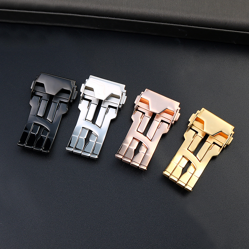 18 22mm Solid Stainless Steel  - Leather Watch Band Men avis et prix