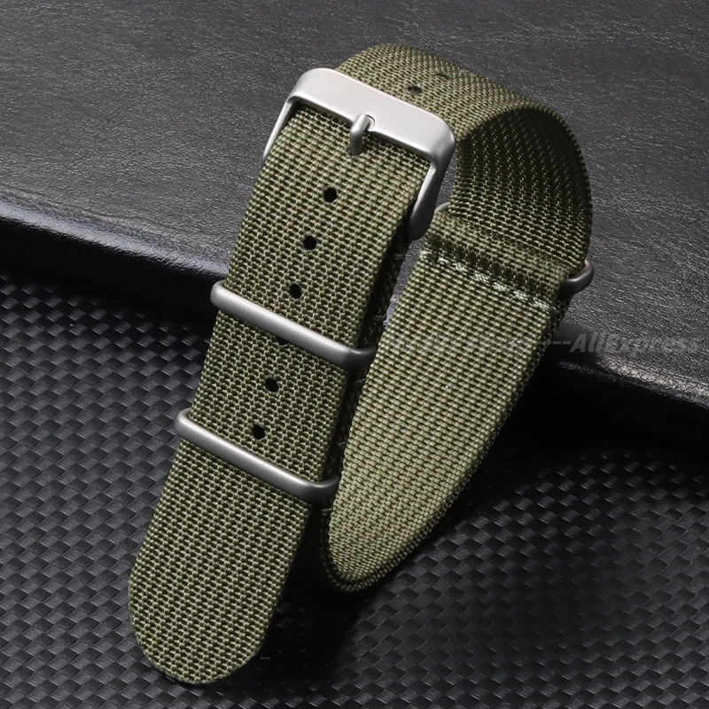 Ribbed Nylon Watch Strap 18mm  - Nato Strap Nylon avis et prix