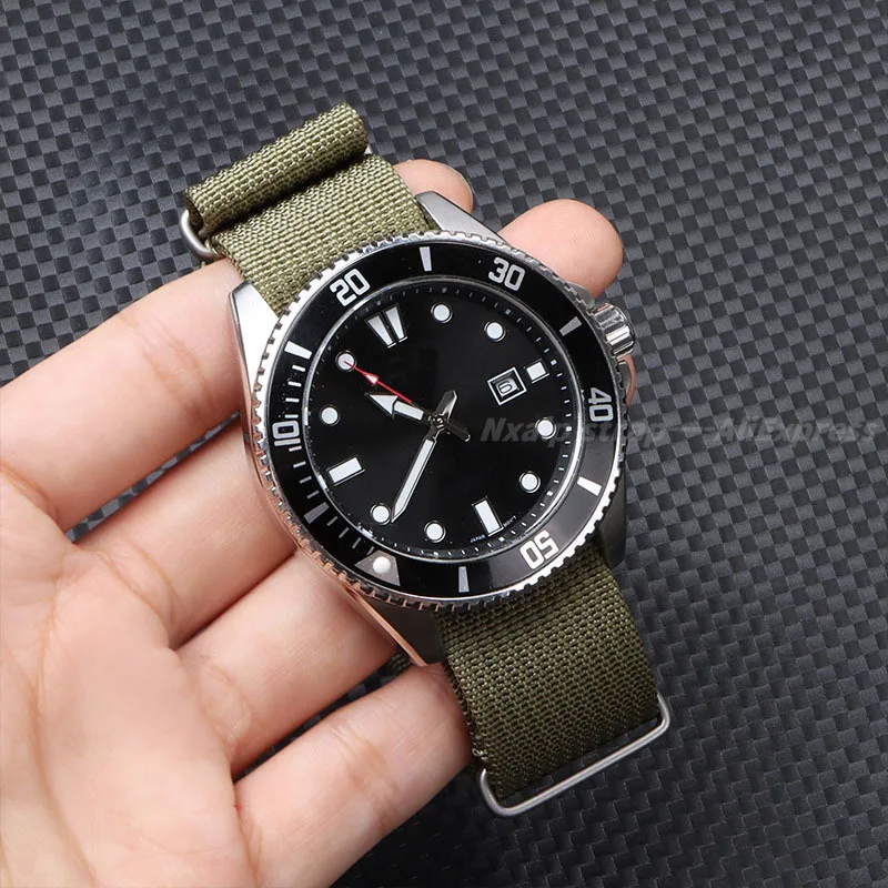 Ribbed Nylon Watch Strap 18mm  - Nato Strap Nylon avis et prix