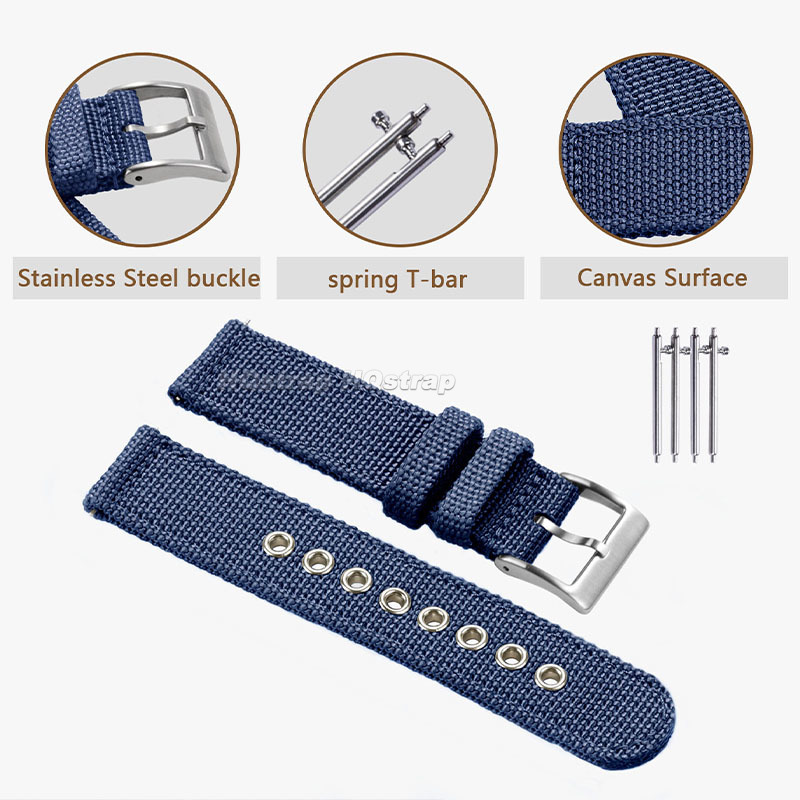 Nylon Strap 18mm 20mm 22mm Ban - Nato Strap Nylon avis et prix