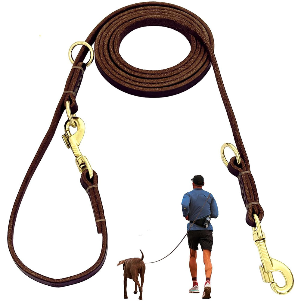 Multi Function Leather Dog Lea - Leather Strap Quick Release avis et prix