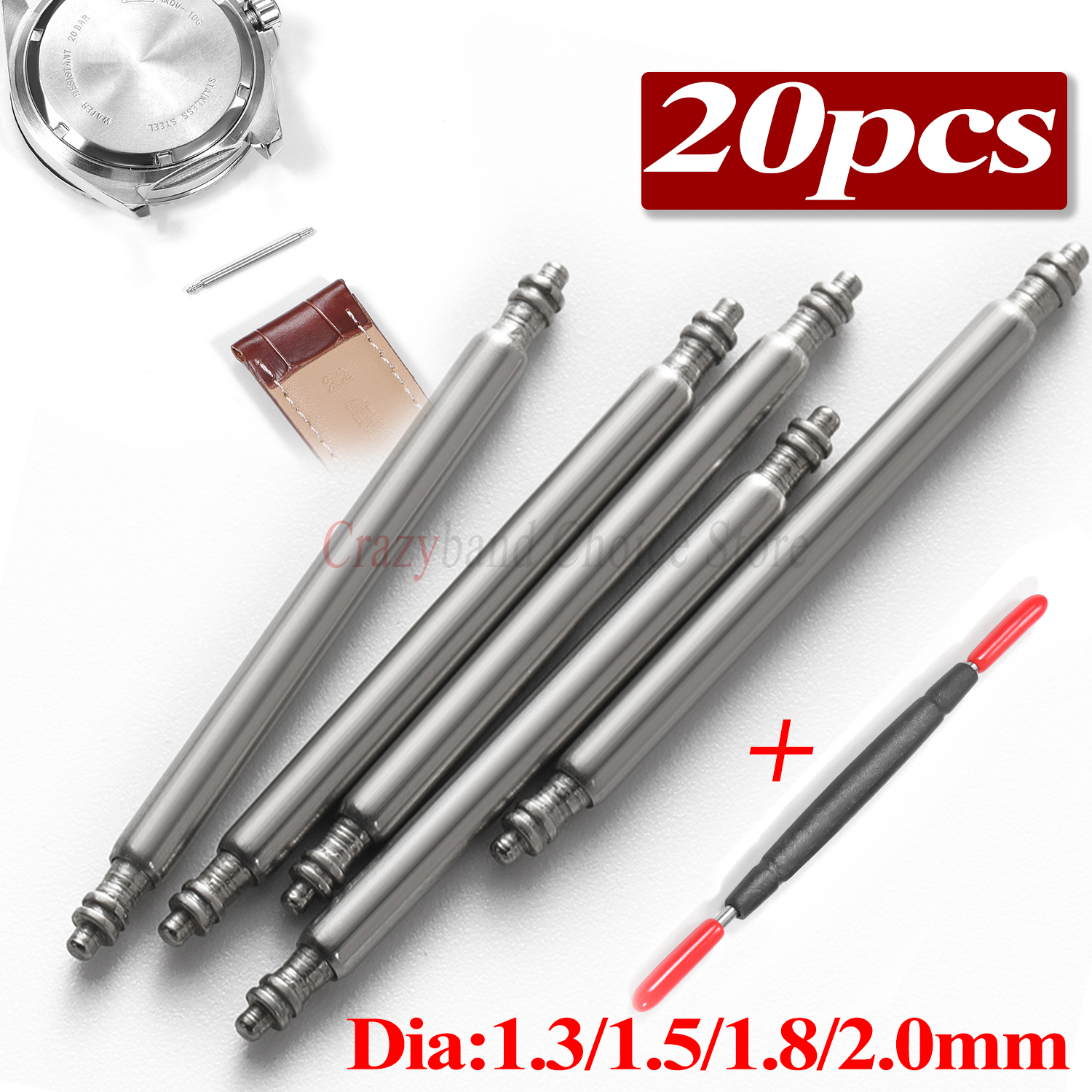 20pcs Metals Watch Band Pins 1 - Spring Bar Tool Set avis et prix