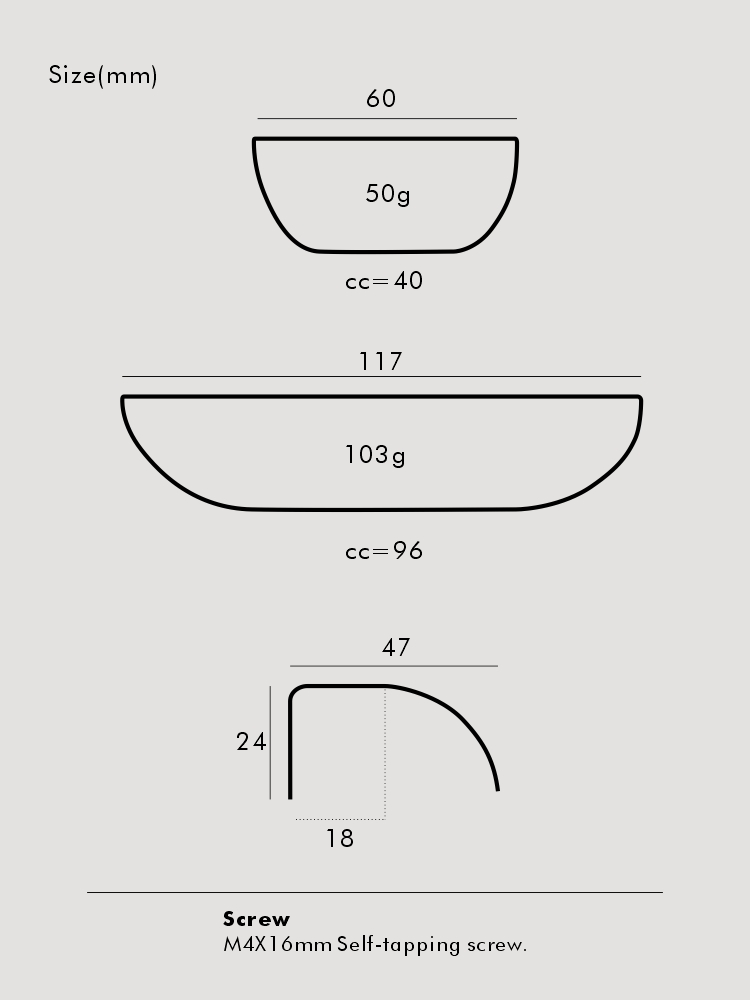 Nurlin Brass Fold Short Edge P - Curved Spring Bar avis et prix