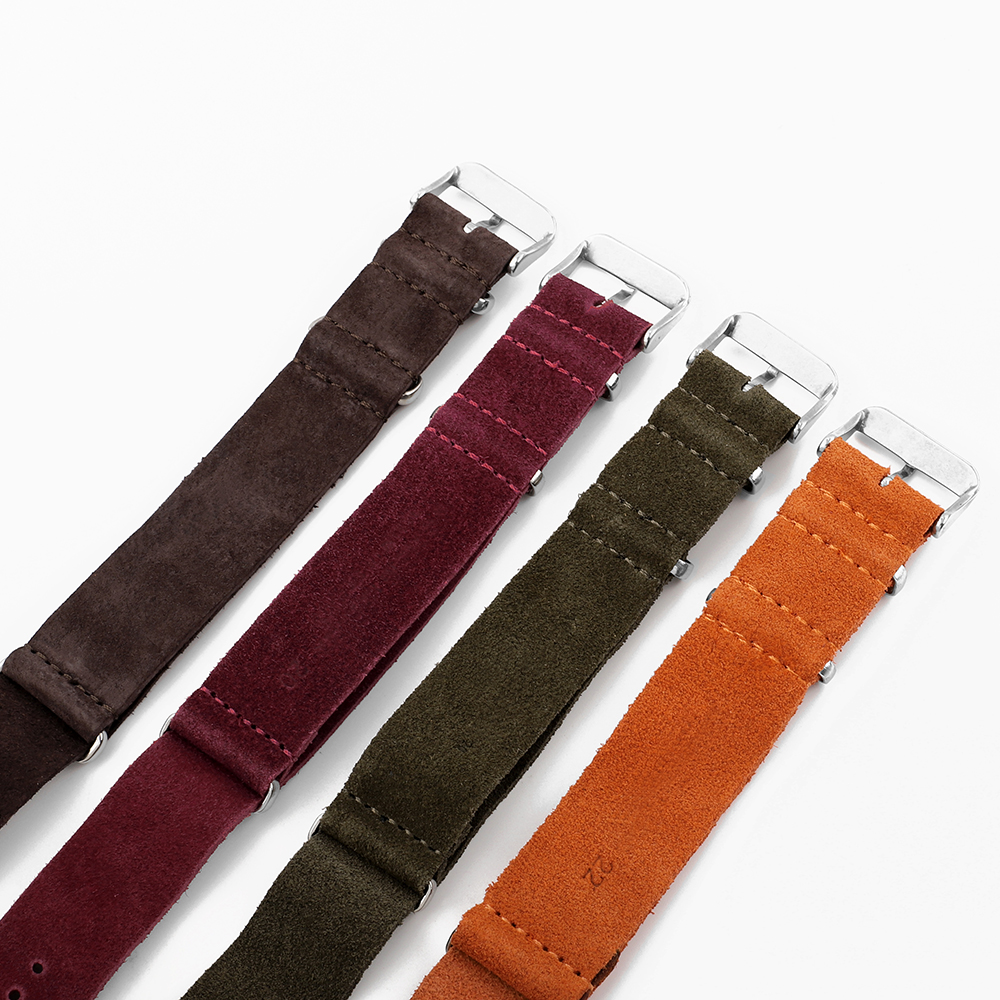 18mm 20mm 22mm Vintage Soft Su - Suede Strap Watch avis et prix