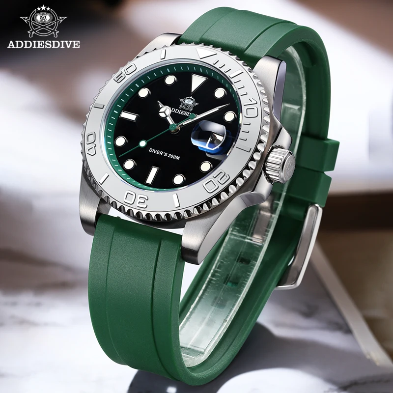 ADDIESDIVE Rotatable Ceramic B - Rubber Strap Diver avis et prix