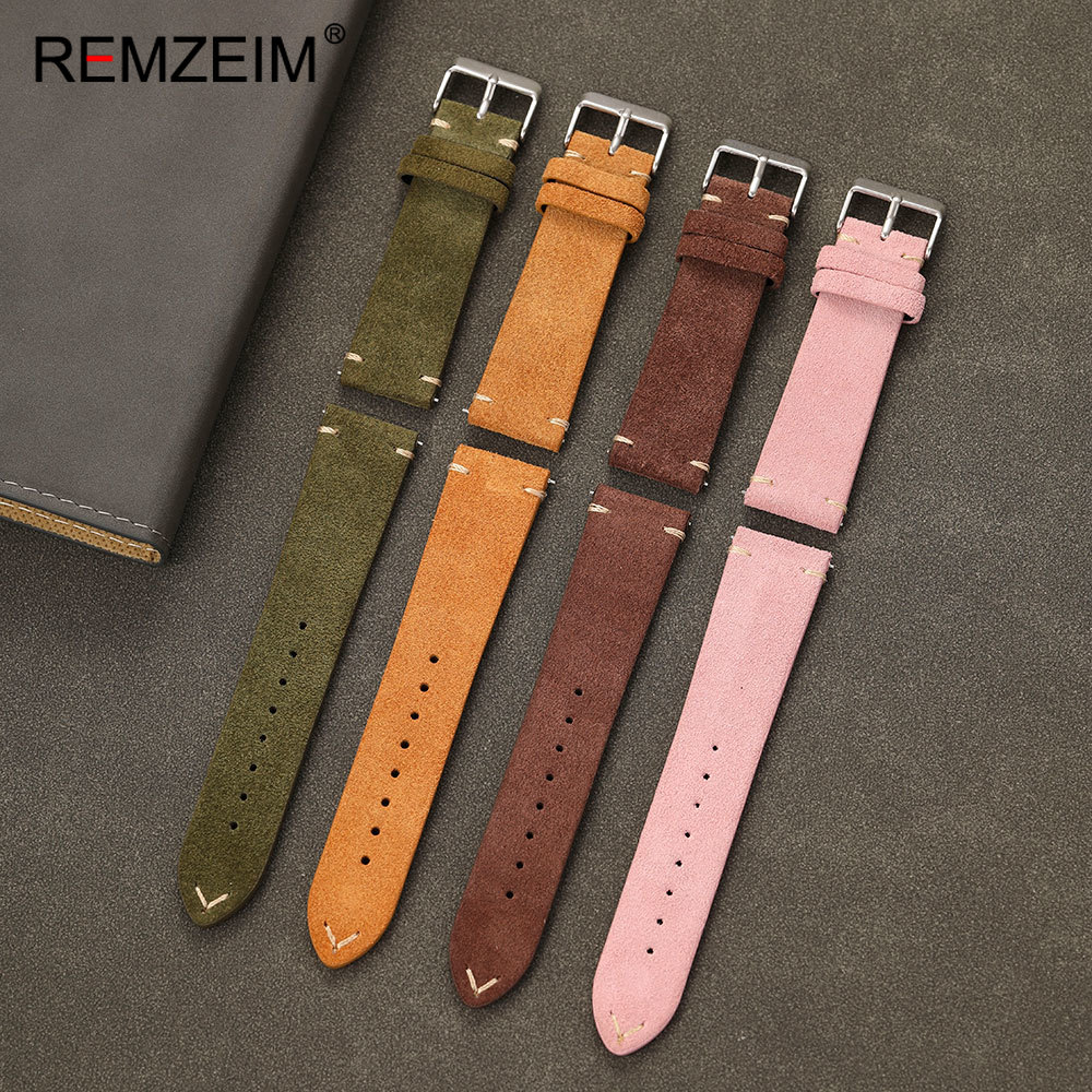 Unisex Suede Leather Watch Bel - Suede Strap Watch avis et prix