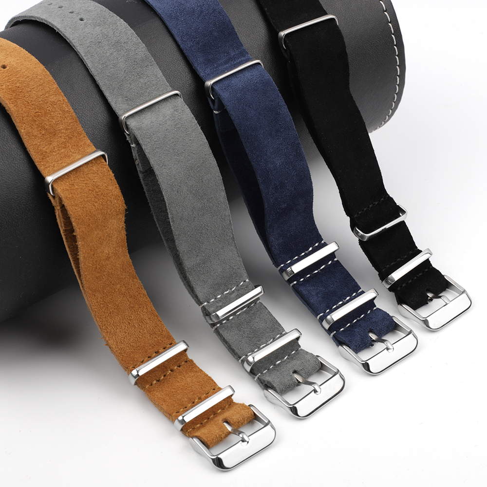 Soft Retro Suede Genuine Leath - Suede Strap Watch avis et prix